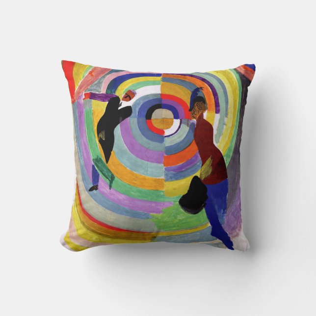 Coussin Delaunay - Drame politique (Recto)