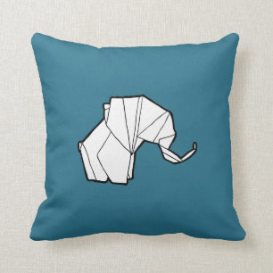 Coussin d'éléphant d'origami