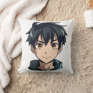 Coussin Délice de superpuissance d'anime - Personnage de j