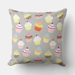 Coussin Délicieux Cupcakes Décorés Anniversaire Jeu d'Orei