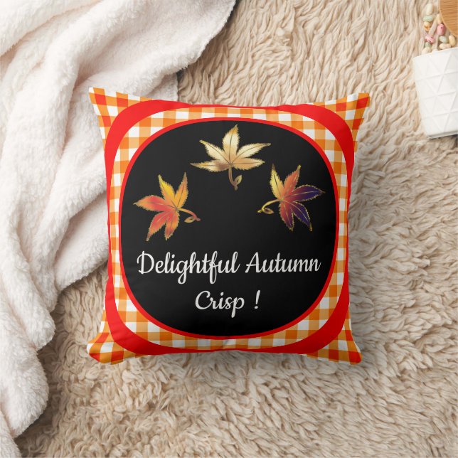 Coussin Délicieux Feuilles Whimsical d'automne (Couverture)