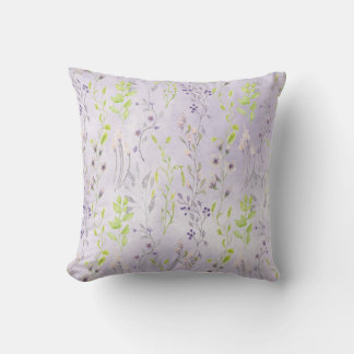 Coussin Délicieux Fleurs sauvages violets
