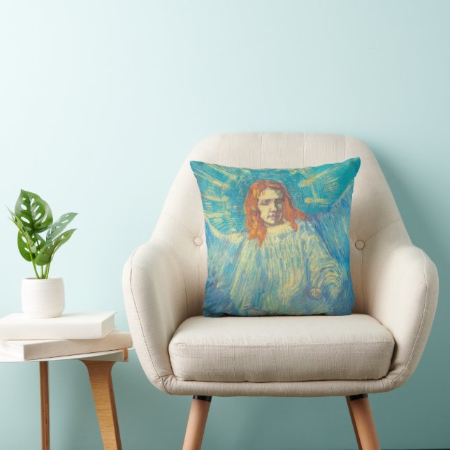 Coussin Demi-figure d'un ange par Vincent van Gogh (Chaise)
