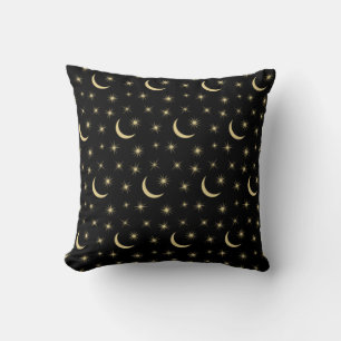 Coussin Demi Lune Étoiles Univers Amoureux de l'Espace Ast