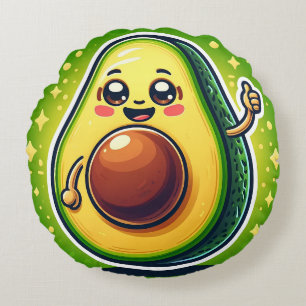 Coussin demi-rond Avocado - Whimsical