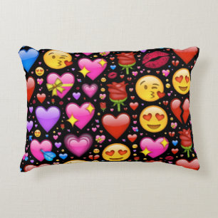 Coussin d'Emojis de coeur