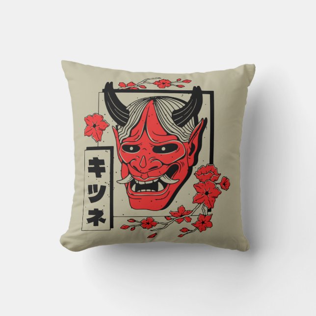 Coussin démon japonais (Recto)