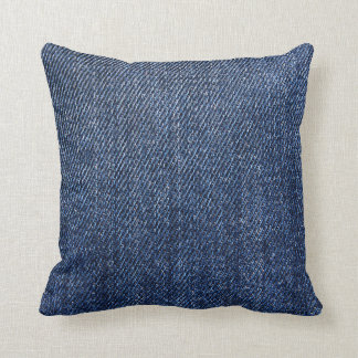 Coussin Denim bleu profond