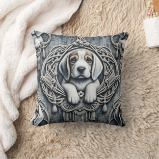 Coussin Denim & Chiens 5