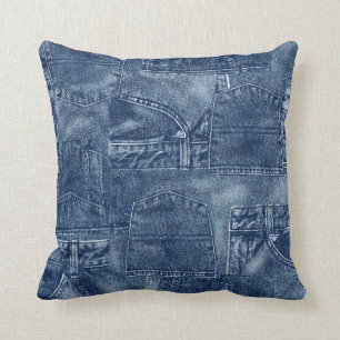 Coussin Denim material,