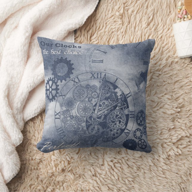 Coussin Denim Steampunk (Couverture)