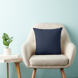 Coussin Denim uni couleur unie