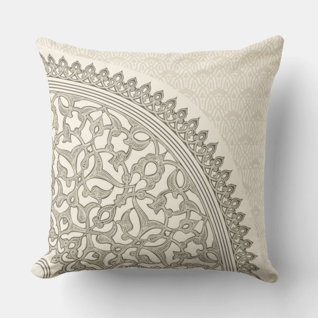 Coussin Dentelle Arabe de style (Recto)