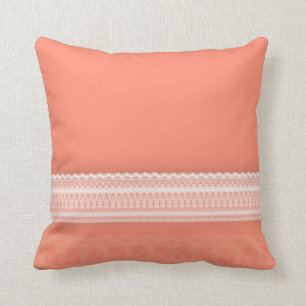 Coussin Dentelle sensible contre le corail vibrant