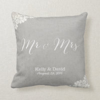 Dentelle vintage de mariage rustique et M. et Mme