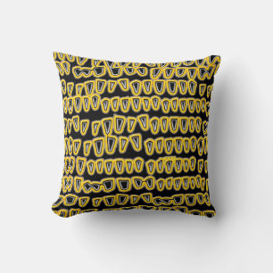 Coussin Dentiste dentiste dentisterie Orthodontiste jaune