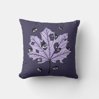Coussin Déplaisants yeux de feuilles pourpres - Nature got