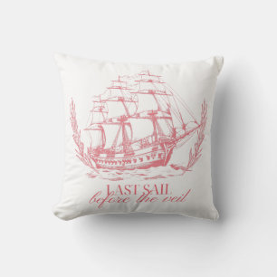 Coussin Dernière Voile Avant le Voile d'Enterrement de Vie
