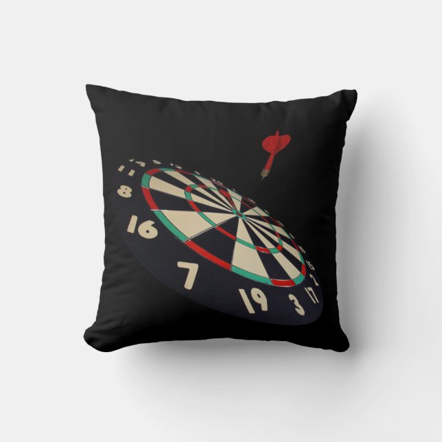 Coussin Derniers Destination Bullseye, Jeter Cuchion (Recto)