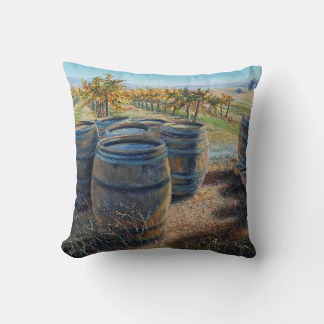 coussin "Derrière la salle de dégustation" (Recto)