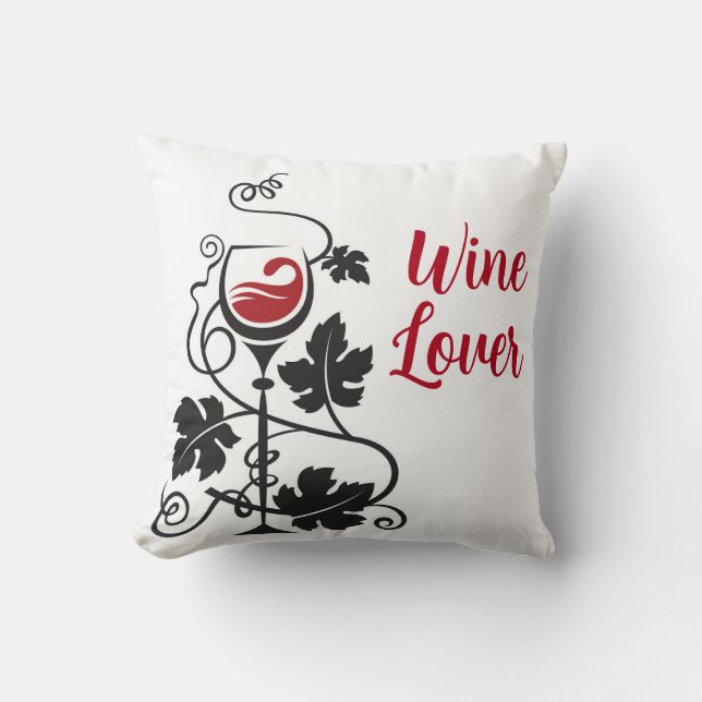 Coussin des amateurs de vin (Recto)