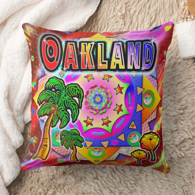 Coussin des amis tropicaux d'Oakland (Couverture)