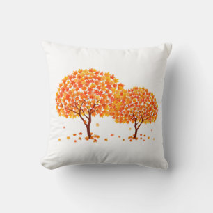 Coussin des arbres d'automne
