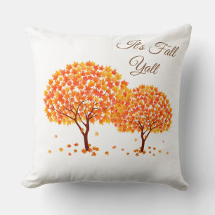 Coussin des arbres d'automne