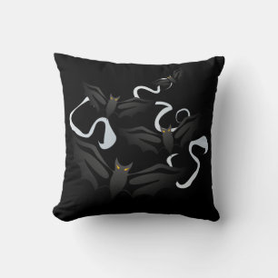 Coussin des chauves-souris d'Halloween
