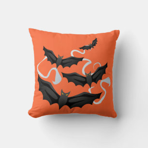 Coussin des chauves-souris d'Halloween