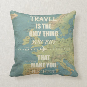 Coussin Des citations de voyage inspirantes
