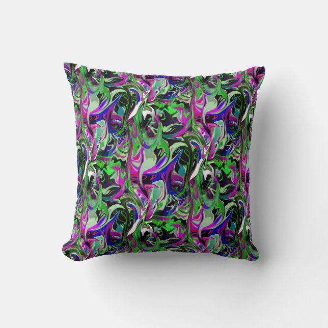 Coussin Des colibris en vol... (Recto)