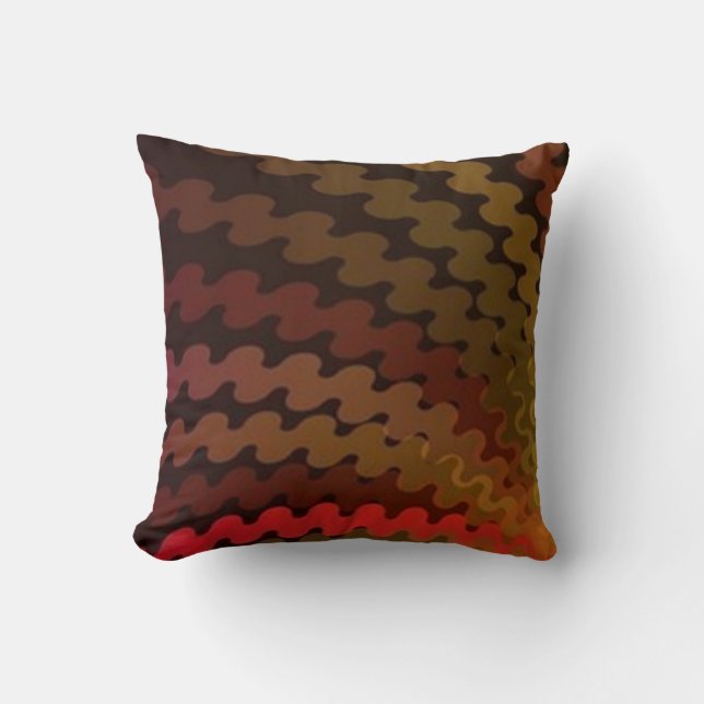 Coussin des couleurs d'été de la spirale (Recto)