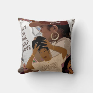 Coussin des créateurs de Black Girls