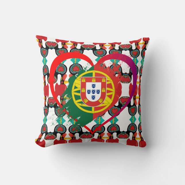 Coussin Des designs portugais lancent l'oreiller (Recto)