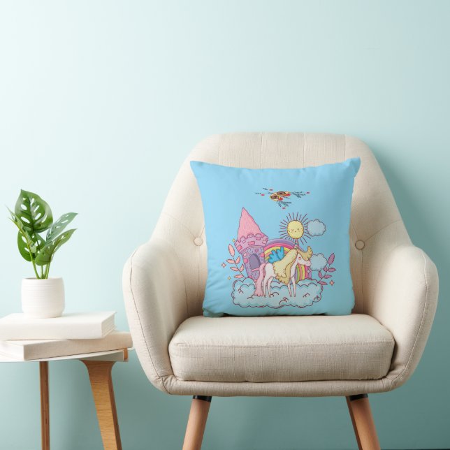 Coussin Des dessins d'art ludique et lunatique (Chaise)