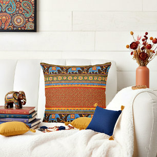 Coussin Des éléphants brillants