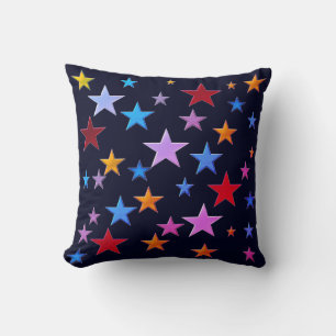 Coussin Des étoiles amusantes et colorées