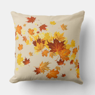 Coussin des feuilles automnales