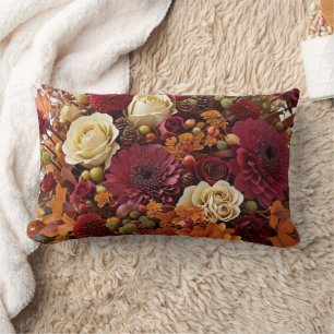 Coussin des fleurs d'automne
