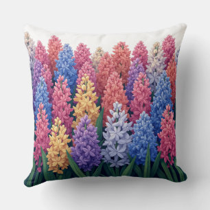 coussin des fleurs de jacinthe