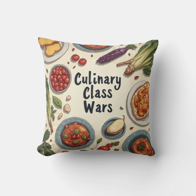 Coussin des guerres de classe culinaire (Recto)