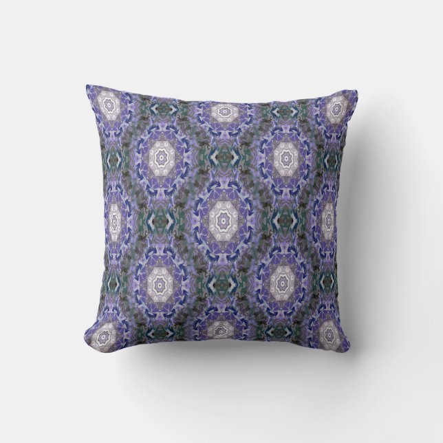 Coussin Des Mandalas Fleurs.... (Recto)