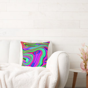 Coussin Des Motifs de néon colorés. Commandez dès maintena