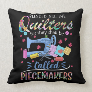 Coussin Des Piecemakers Bienheureux Qui Cachent Les Idées