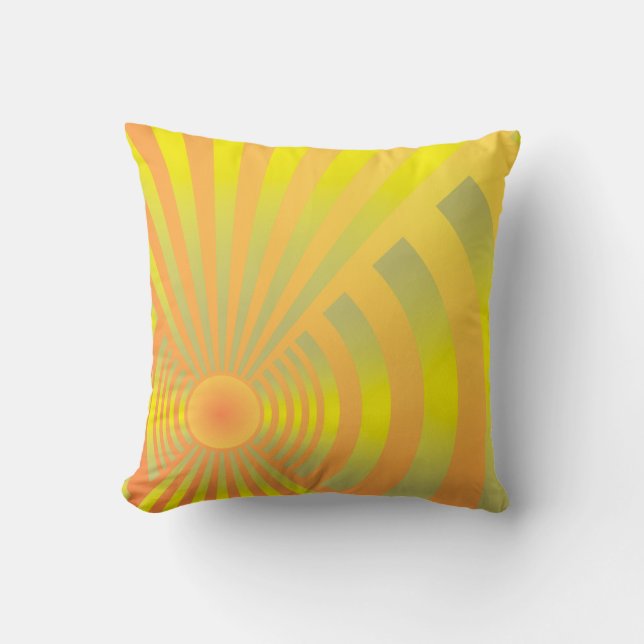 Coussin Des radeaux à banane flottent sur un cours d'eau d (Recto)