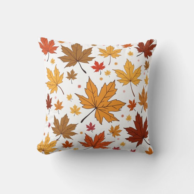 Coussin des rêves d'automne feuillus (Recto)
