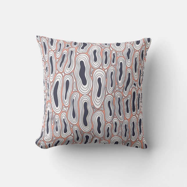 Coussin Des trous noirs déformés abstrait motif sans soudu (Recto)