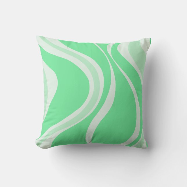 Coussin des vagues vertes (Recto)