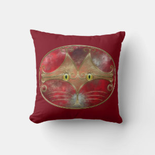 Coussin des yeux de chat